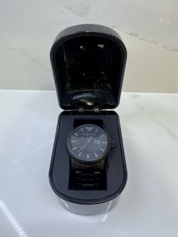 Emporio Armani Ceramica Black Watch – Original Case - Needs New Battery