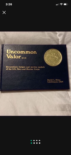 Vintage Uncommon Valor Complete Guide Of Medals From U.S. Navy And Marines