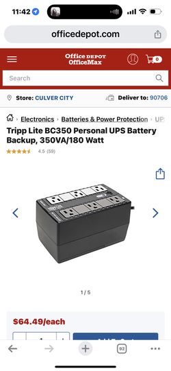 Tripp Lite Back Up Batteries New