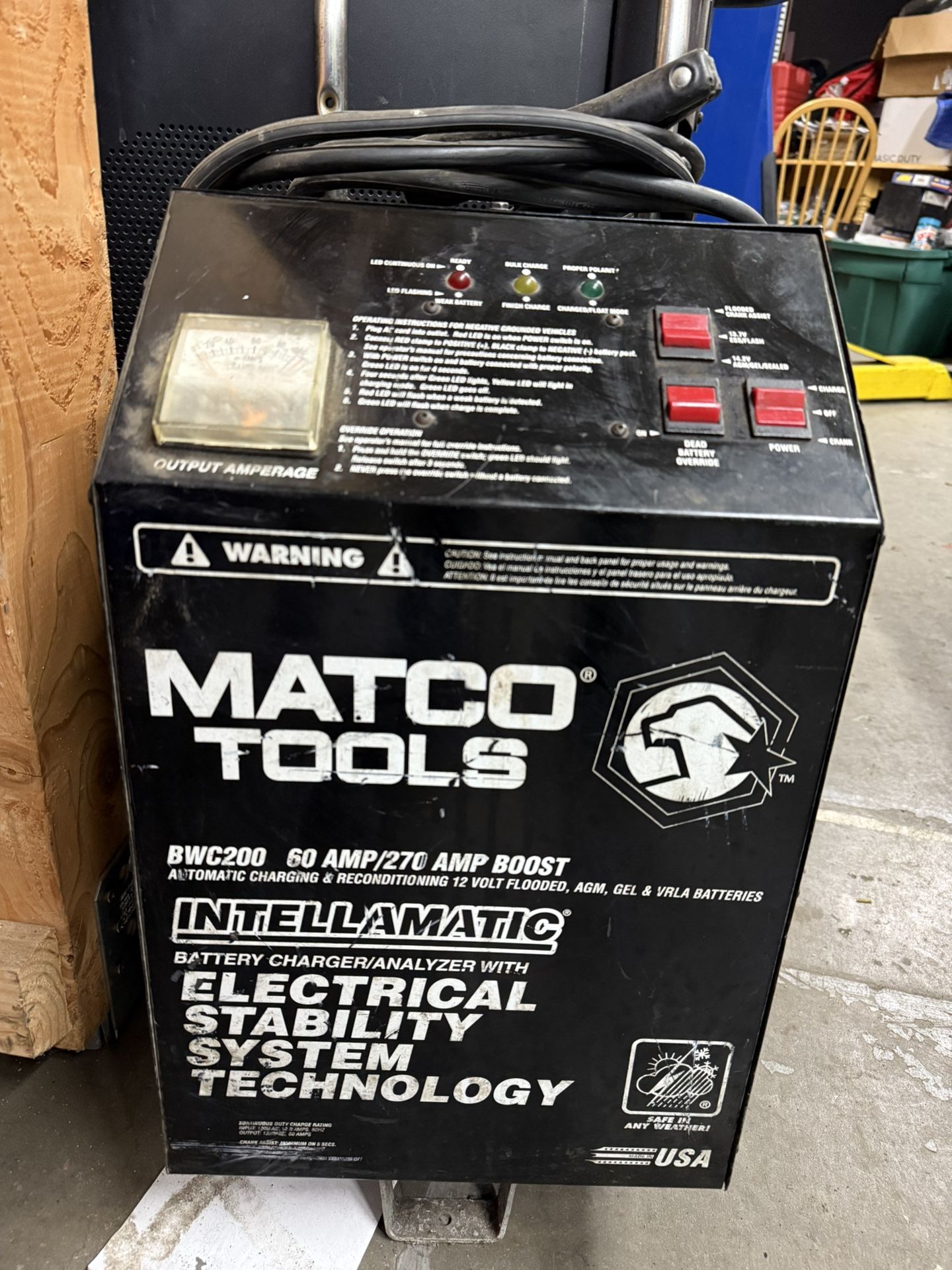 Matco Bwc200 Battery Charger