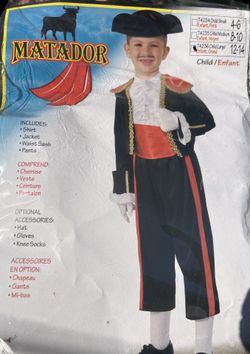 Matador Kids Costume