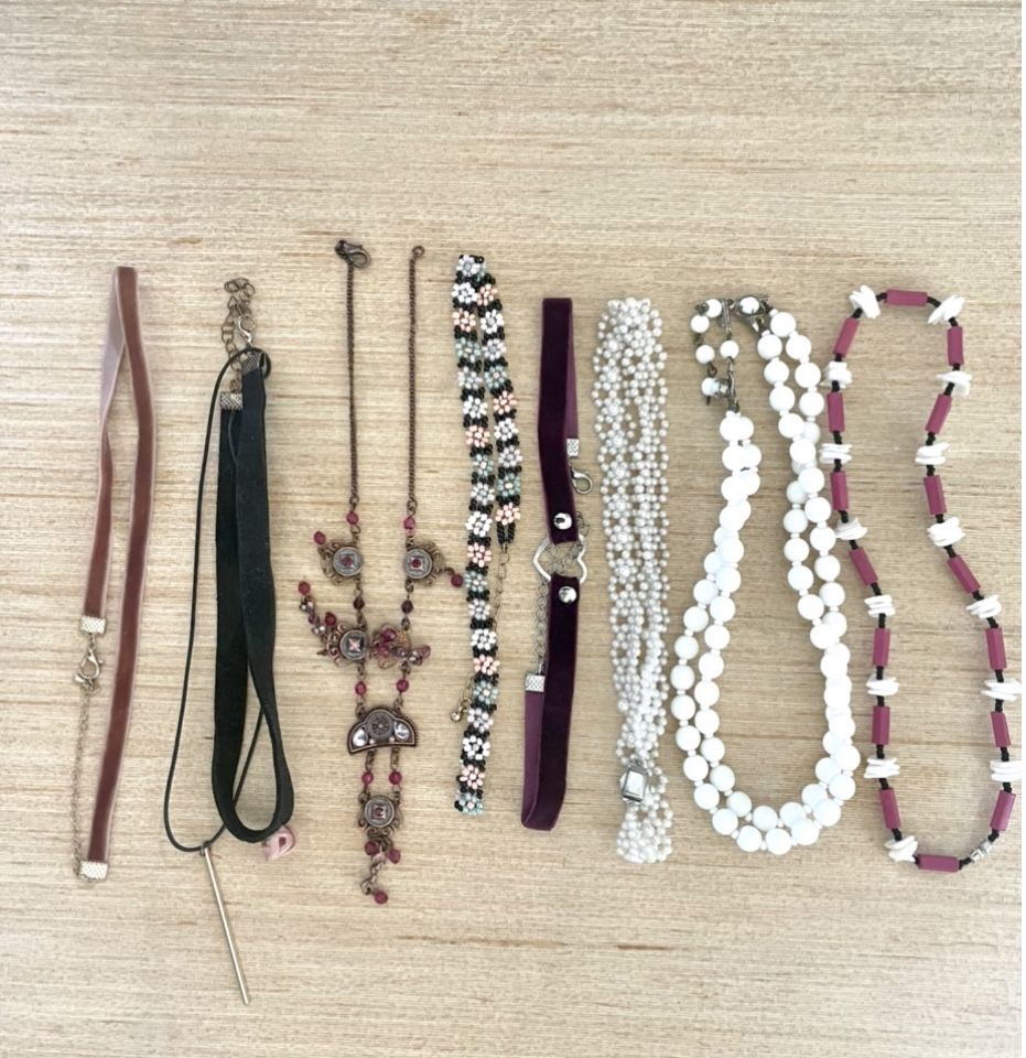Choker Necklace Bundle Of 8