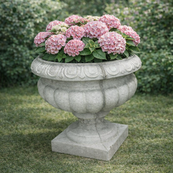 Large solid concrete planters — perfect for balconies, terraces, patios, yards, gardens, or steps.