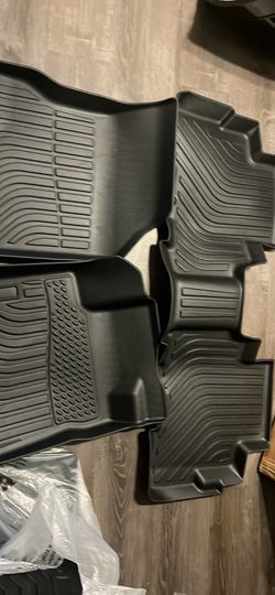 For 2017-2024 Nissan Murano TPE Floor Mats Liners 3PCS 3D Front & Rear Black NEW