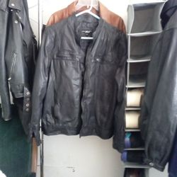 Leather Jacket Black Rivet 