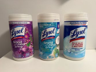 $4 each Lysol Disinfecting Wipes