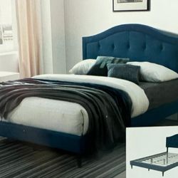 🛏️ CLEARANCE ‼️‼️BED FRAME BLUE PARIS 💎Limited time Special Price💎  Full $150 💎Queen $225 💎King $299 💎