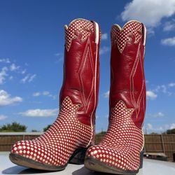 VINTAGE TONY LAMA BOOTS - GIRL OR YOUNG LADY SIZE 2.5B