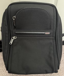 TUMI Black Alpha FXT Ballistic Nylon Small Travel Crossbody With Strap