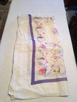 Antique tables clothing and long 52 inches width 52 inches