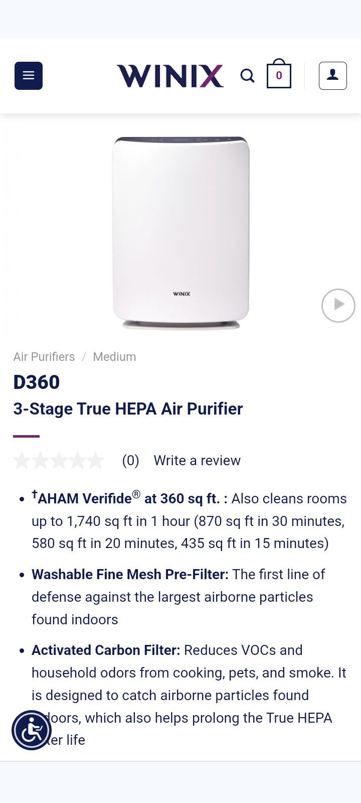 Winix Air Purifier Barely Used