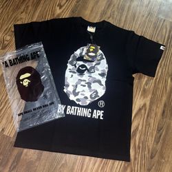 Black N Grey Bape Shirt