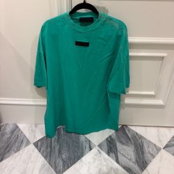 Fear of God Essentials Teal Oversized T-Shirt