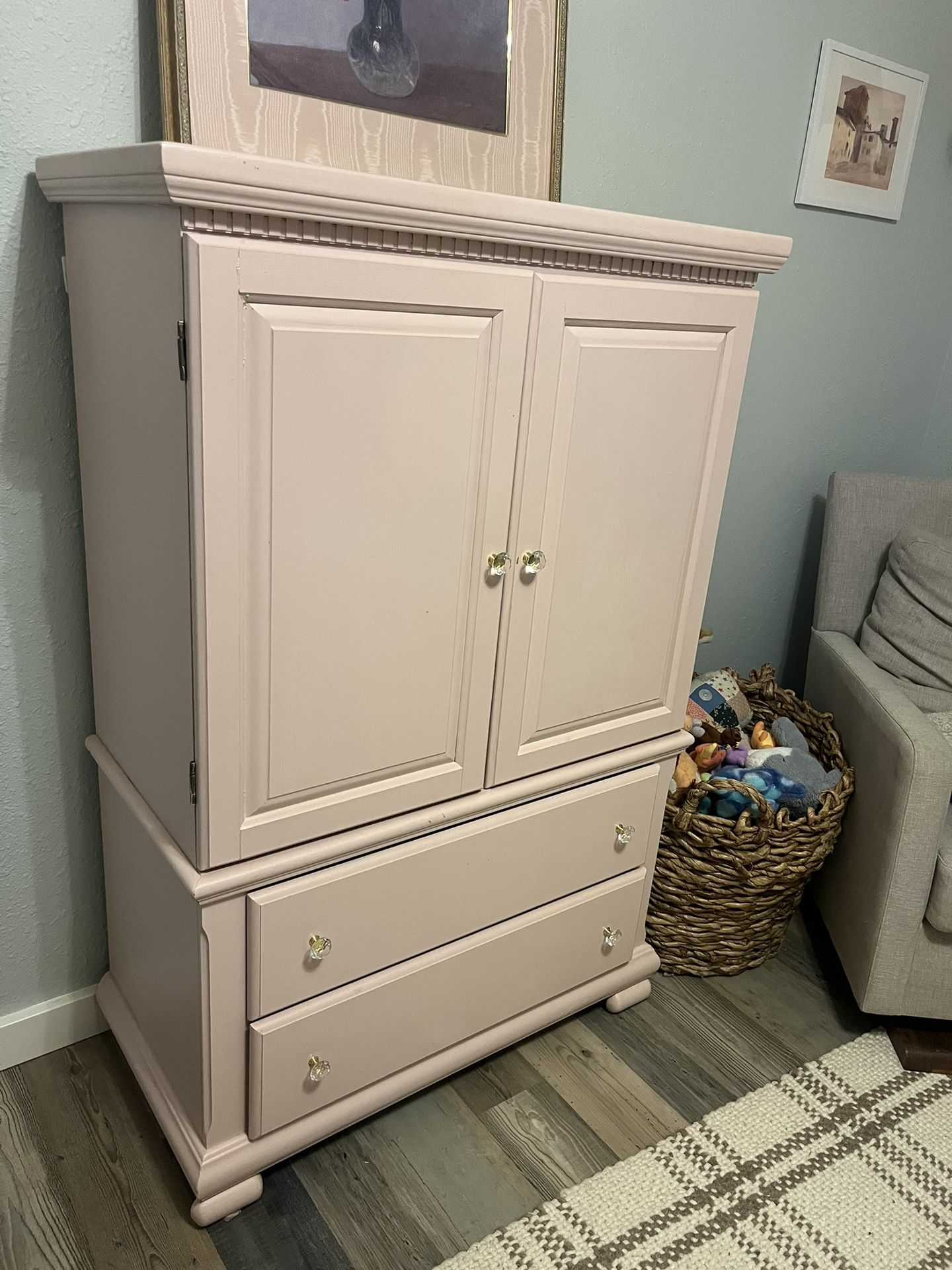Dusty Rose Cabinet 