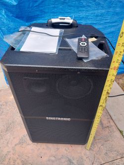 SINGTRONIC ACTIVE BLUETOOTH SPEAKER LIKE NEW  MODEL # BT1500DSP