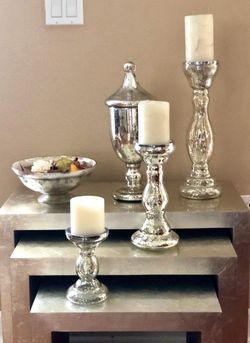 Mirrored/Mercury Glass ornaments