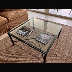 $130 Glass Cocktail And Side Tables