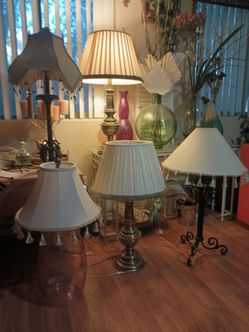 Vintage Table and Floor Lamps Collection