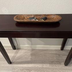Wood Console Table!