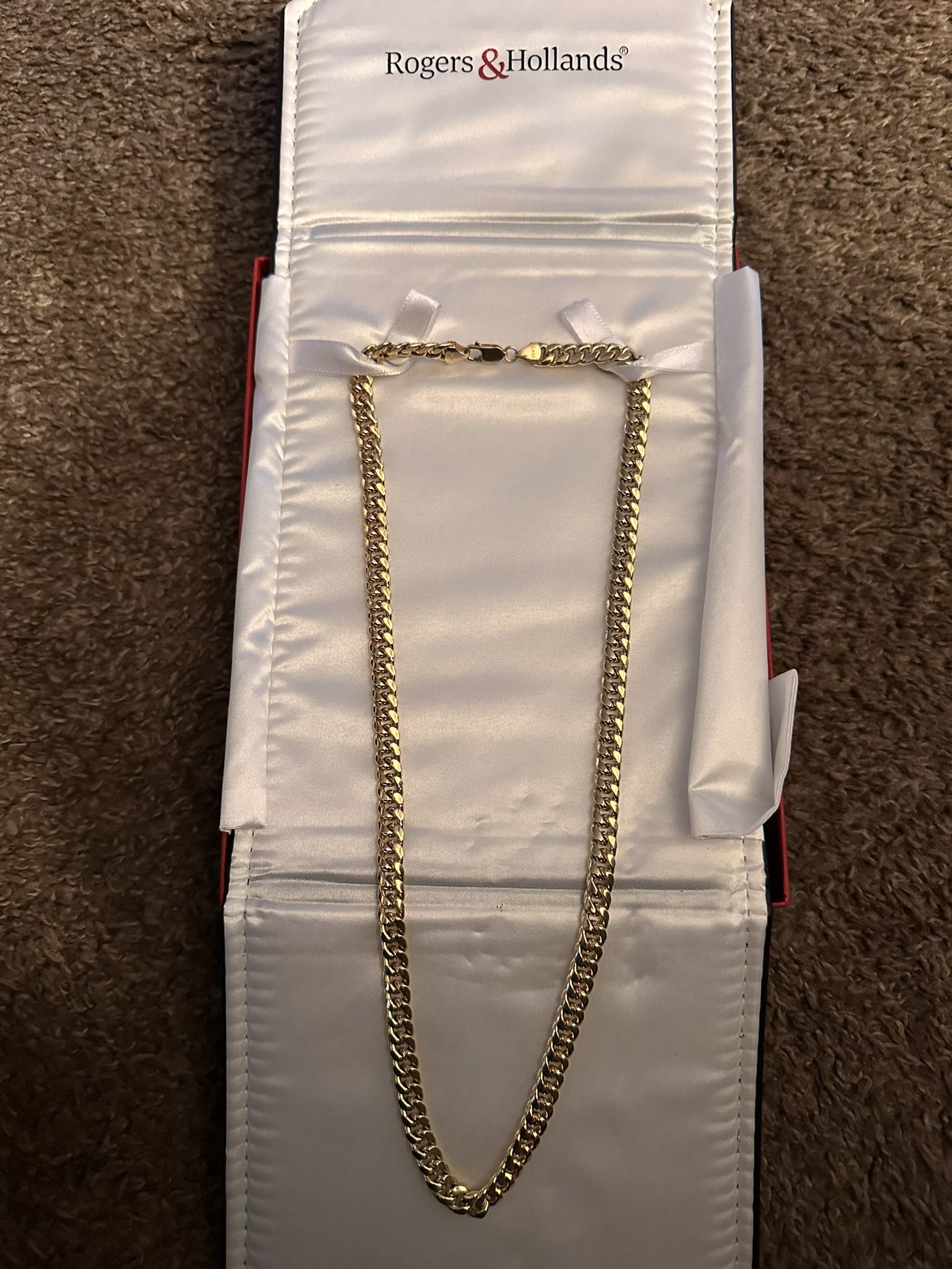 10k Gold Chain & Bracelet 