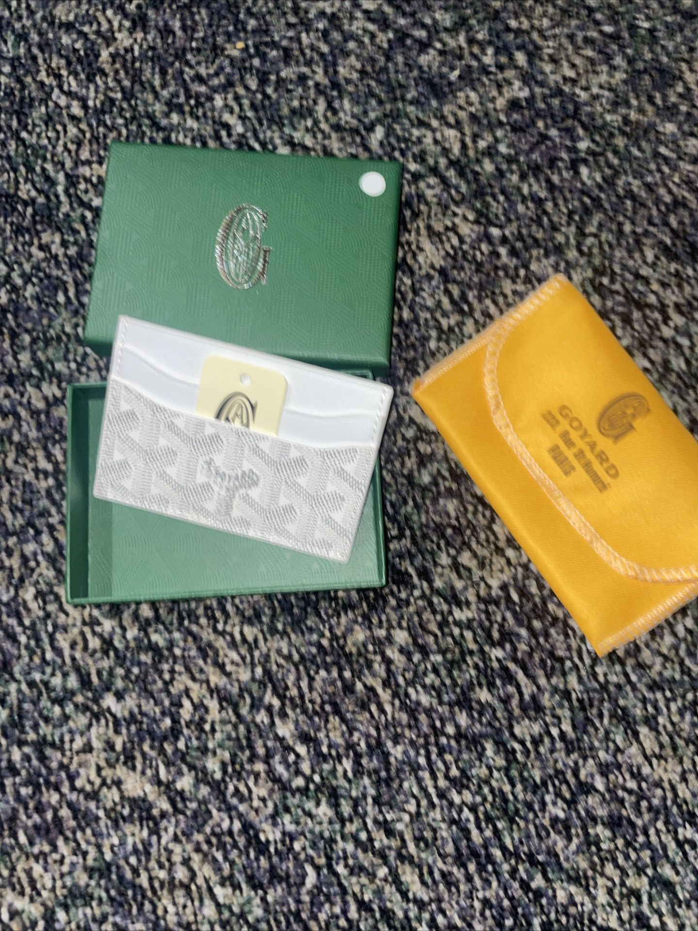 Goyard Card Holder White