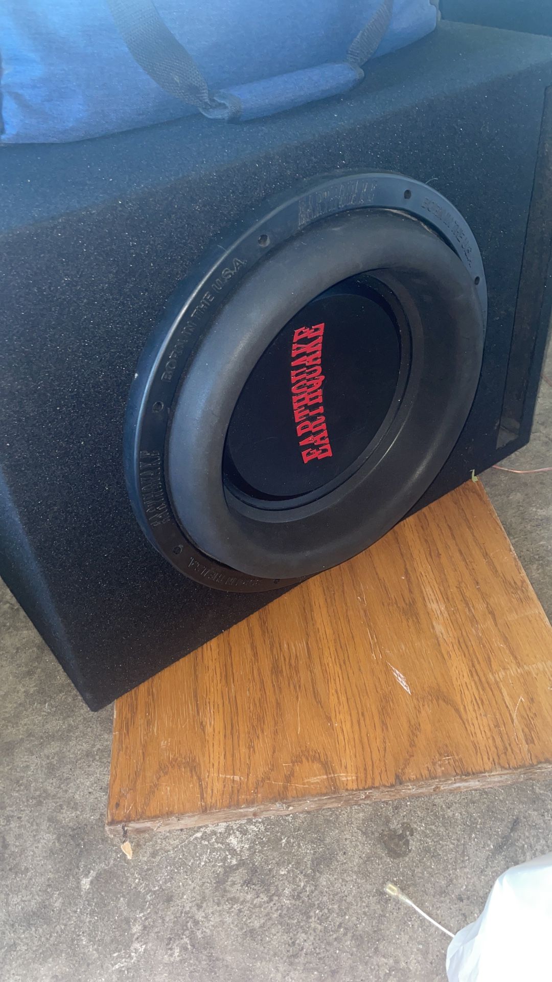 Earthquakes Bass Speaker