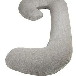Leachco Snoogle Chic Jersey Body Pillow - Heather Gray