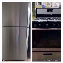 Set refrigerator & gas stove whirlpool