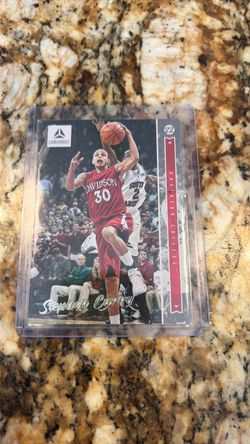 Steph Curry luminance Davidson college card