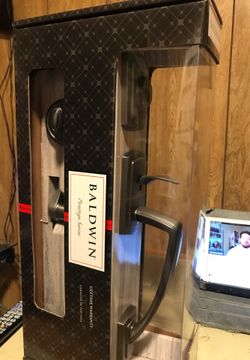 Brand new Baldwin main entrance door smartkey loock regular price in Home Depot. $170 plus tax