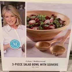 New Very Nice Martha Stewart Salad Bowl For Easy Cooking! 