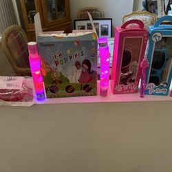 Leftover Barbie goodie bags, and accessories