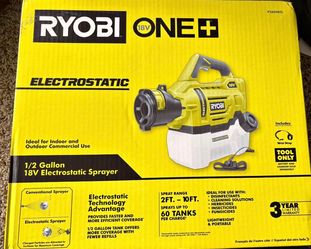 *NEW* Ryobi ONE+ 18V Electrostatic 0.5 Gallon Sprayer (Tool Only)