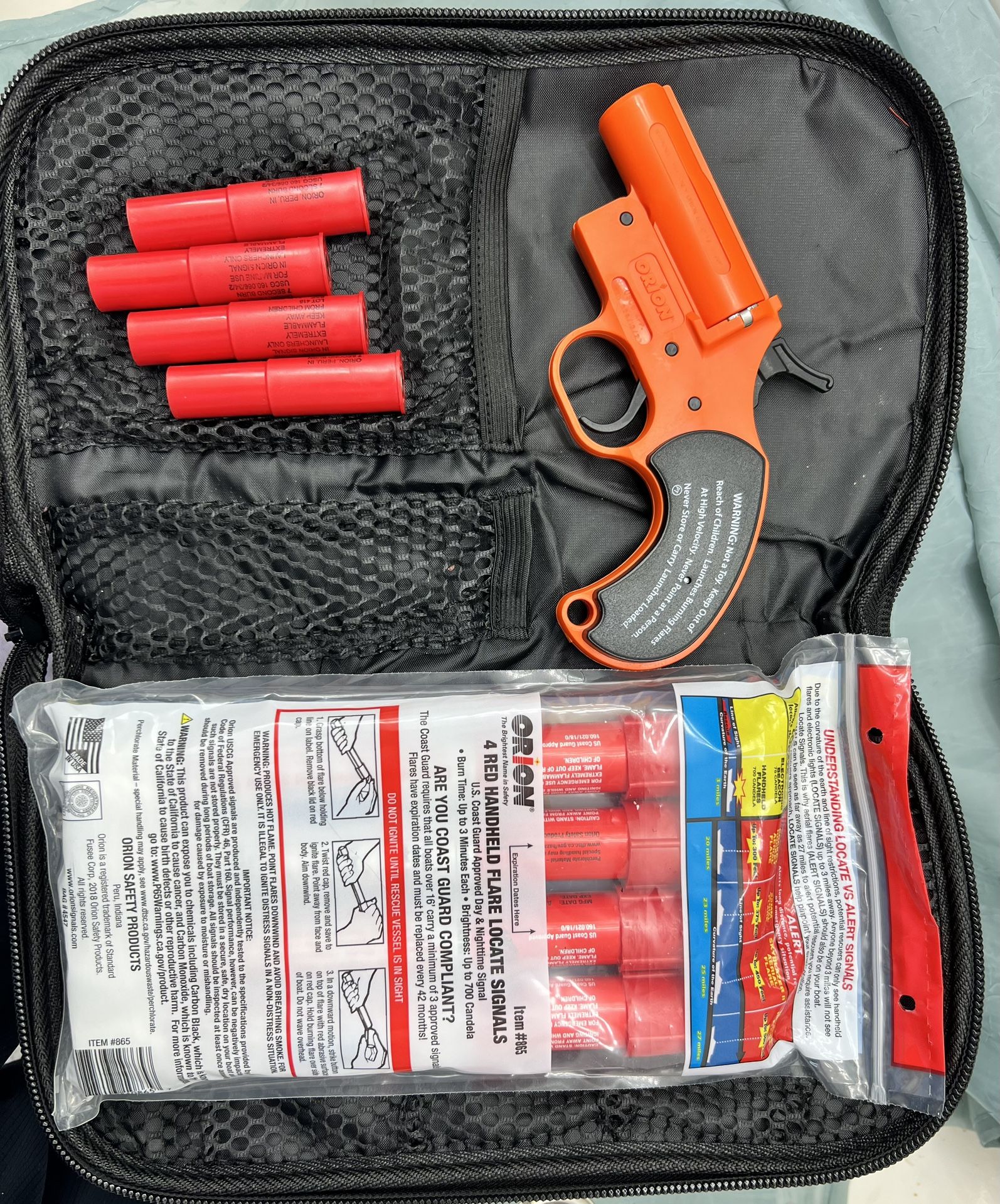 For sale Orion 25mm. flare gun,furniture. Brand new. $120. In Island Water World shop this cost $280.00