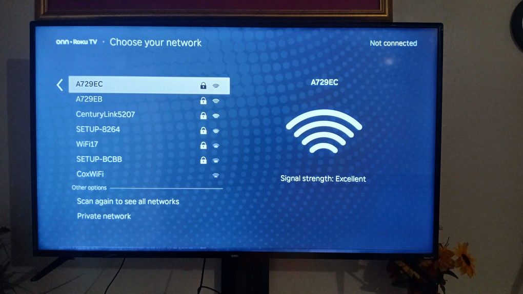 Roku Smart TV 50" 4K UHD – WiFi, HDMI, Vwa Remote