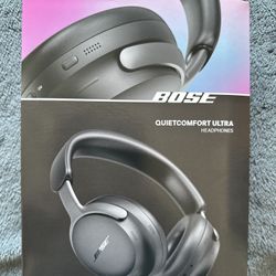 Bose Quite Comfort Ultra Bluetooth Wireless Headphones. UNOPEN!!!!