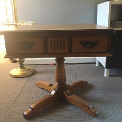Vintage Tell City Chair company young republic night stand side table Nw