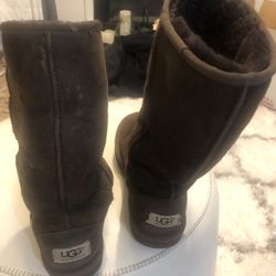 Ugg Women’s Boots Tall Ones Size 4 Dark Brown