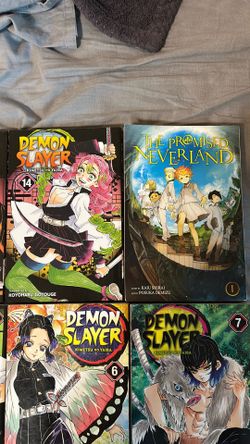 Demon slayer and promised neverland manga