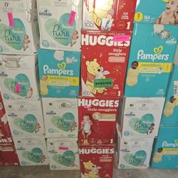 Huggies, Pampers Newborn And Size 1s. $30