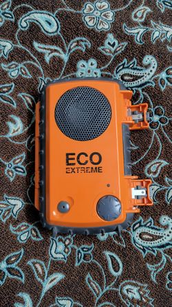 eco extreme portable: speaker orange tested 3.5mm jack