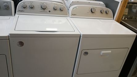 Whirlpool set top load washer & electric dryer with warranty delivery available fee depends on address 🏠🛣️🚛