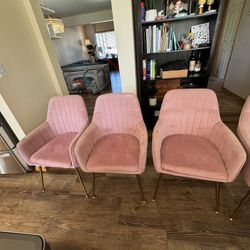 Pink Dining Chairs 