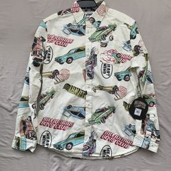 Billionaire Boys Club BBC “BB Gear Head” Button-Up Shirt (NEW)