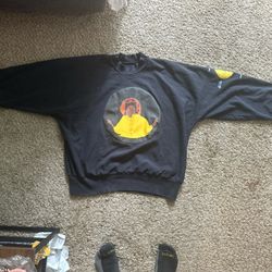 Yeezy Season Kanye West ‘Jesus is King’ Detroit Crewneck PLVR Sweatshirt 