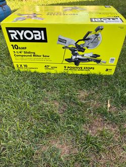 RYOBI 10 Amp 7-1/4 in. Compound Sliding Miter Saw