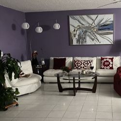 White Livingroom Set