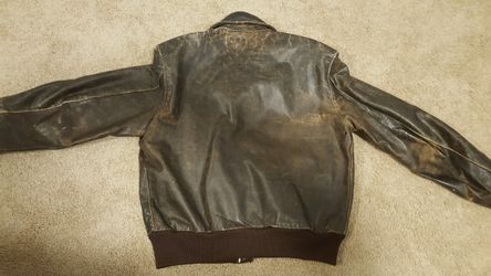 Vintage distressed Banana Republic leather jacket