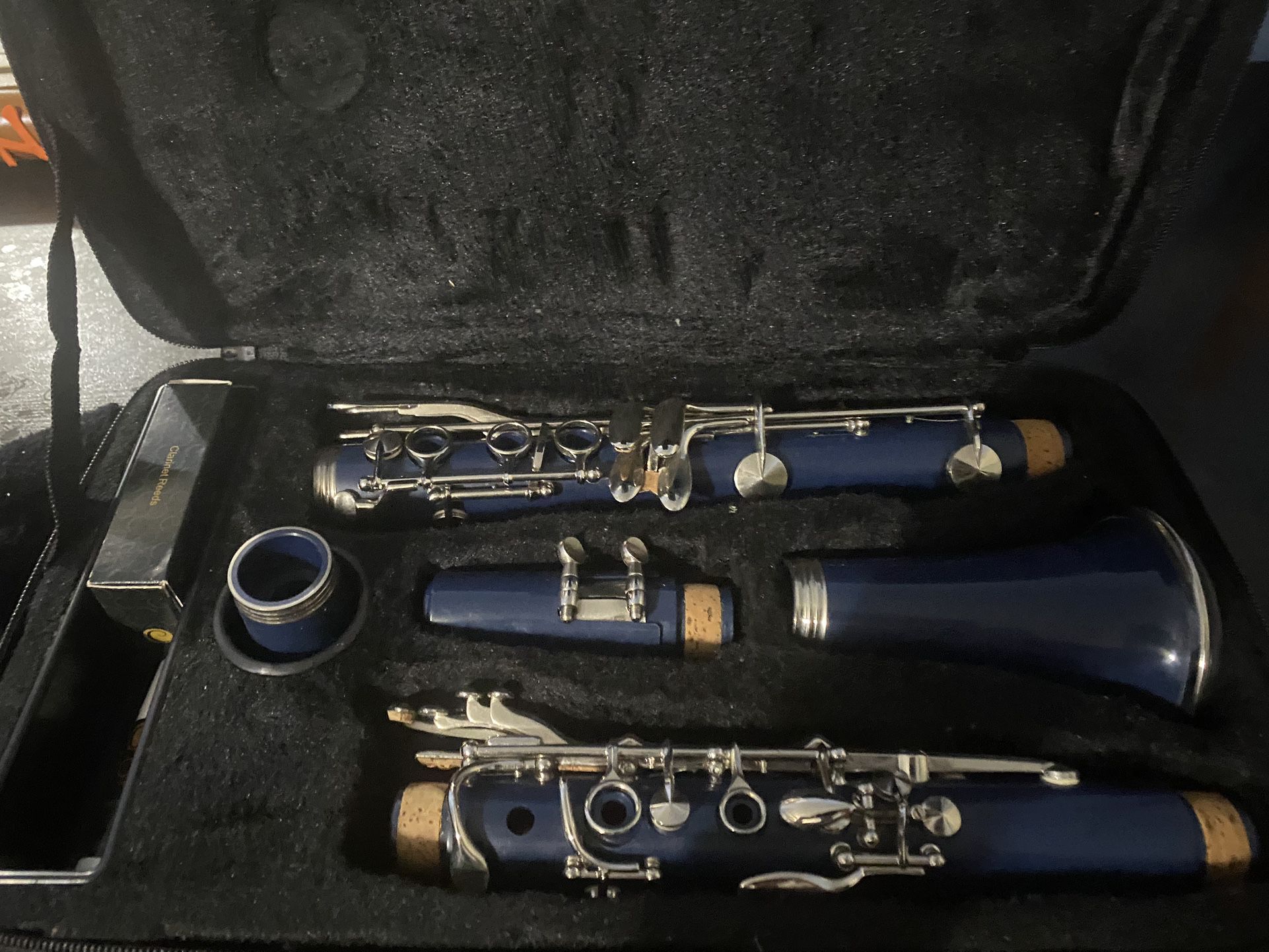Mendini Navy Blue Clarinet 
