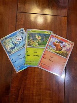 Pokemon Black & White Promo Holo Lot of 3! Tepig, Snivy, Oshawott NM BOX FRESH
